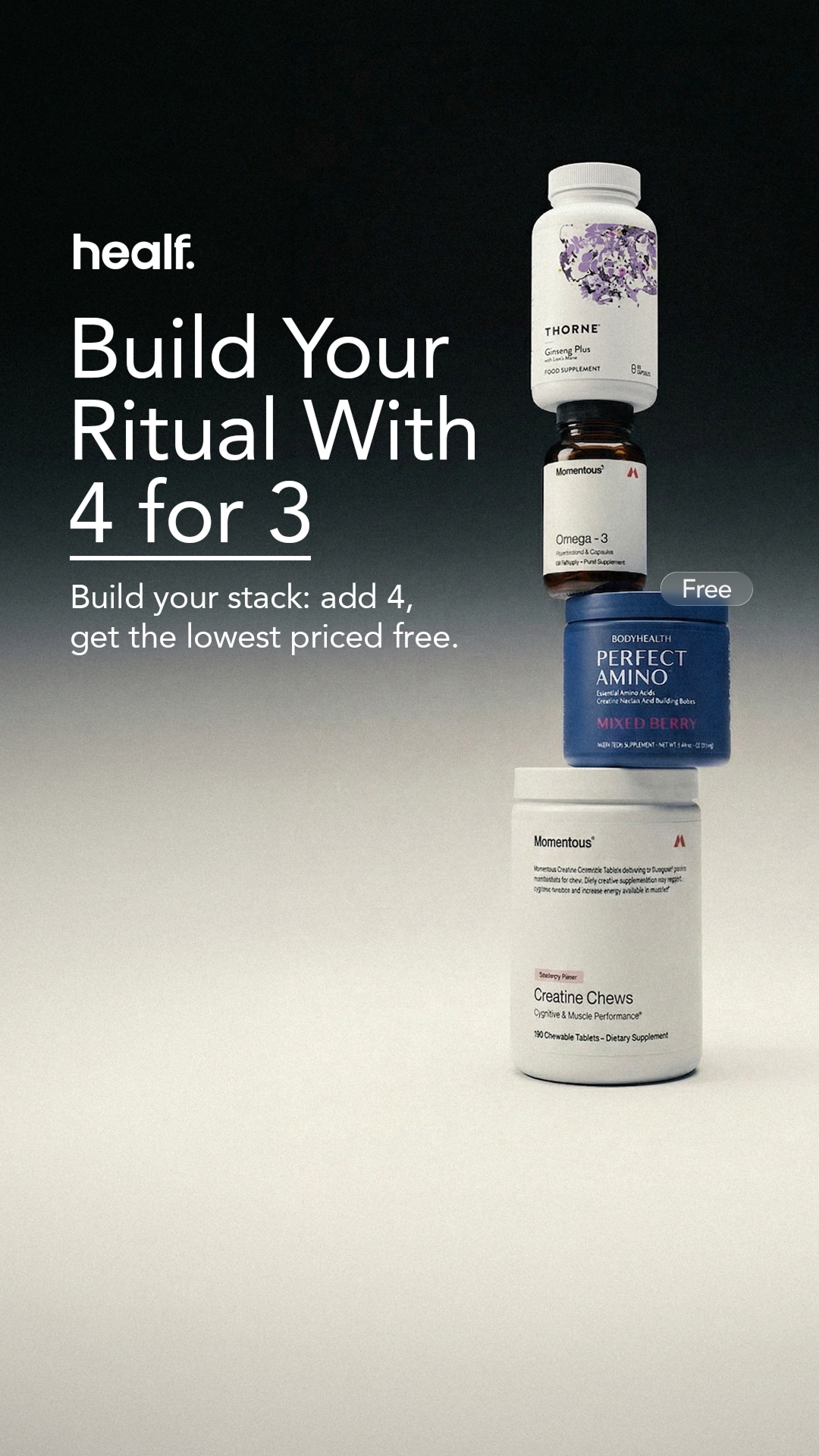 Healf. Facebook ad