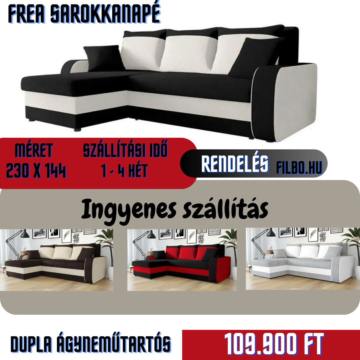 Filbo Bútor & Szőnyeg Webáruház ad creative