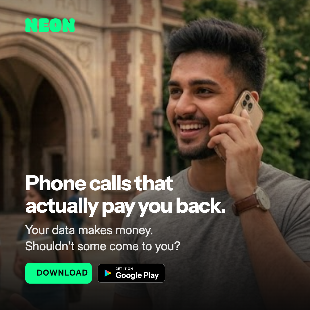 Neon Mobile Facebook ad