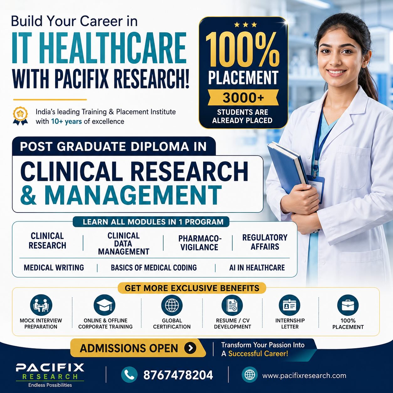 Pacifix Research Facebook ad: Ready to Build Your Career in the IT…