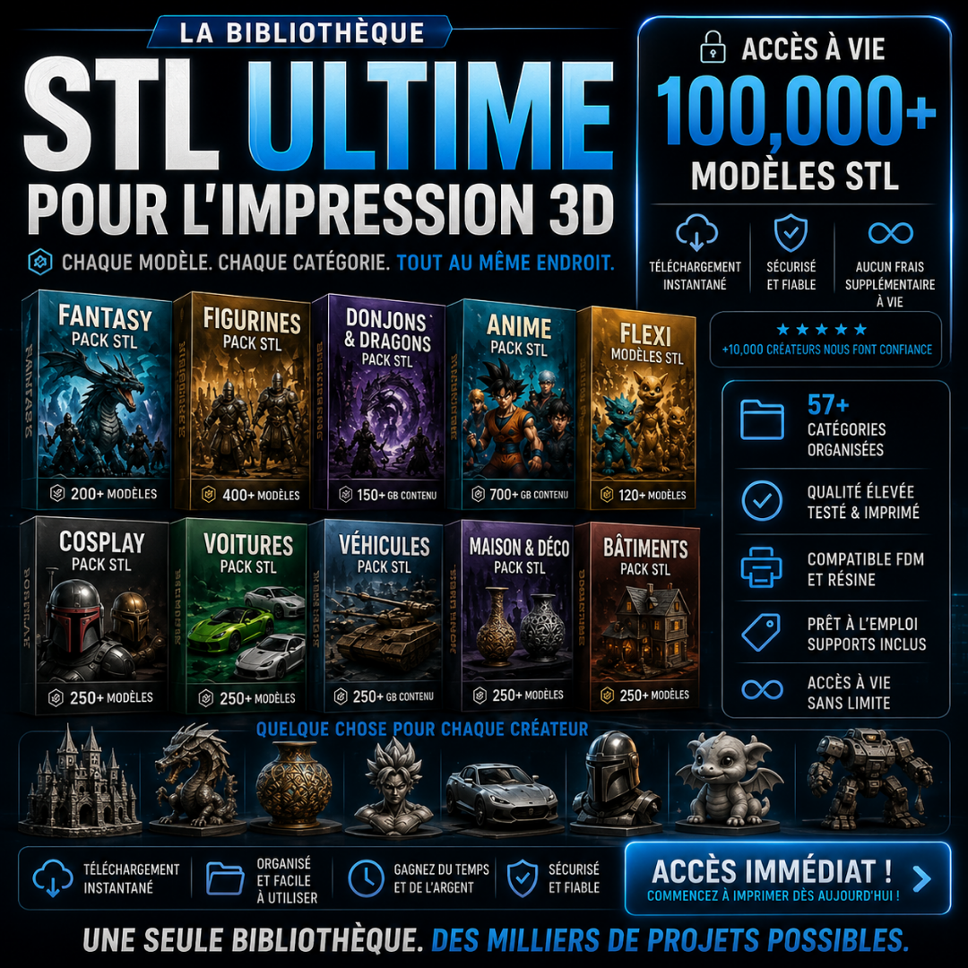 Terror Prints Facebook ad: 100 000+ Modèles STL