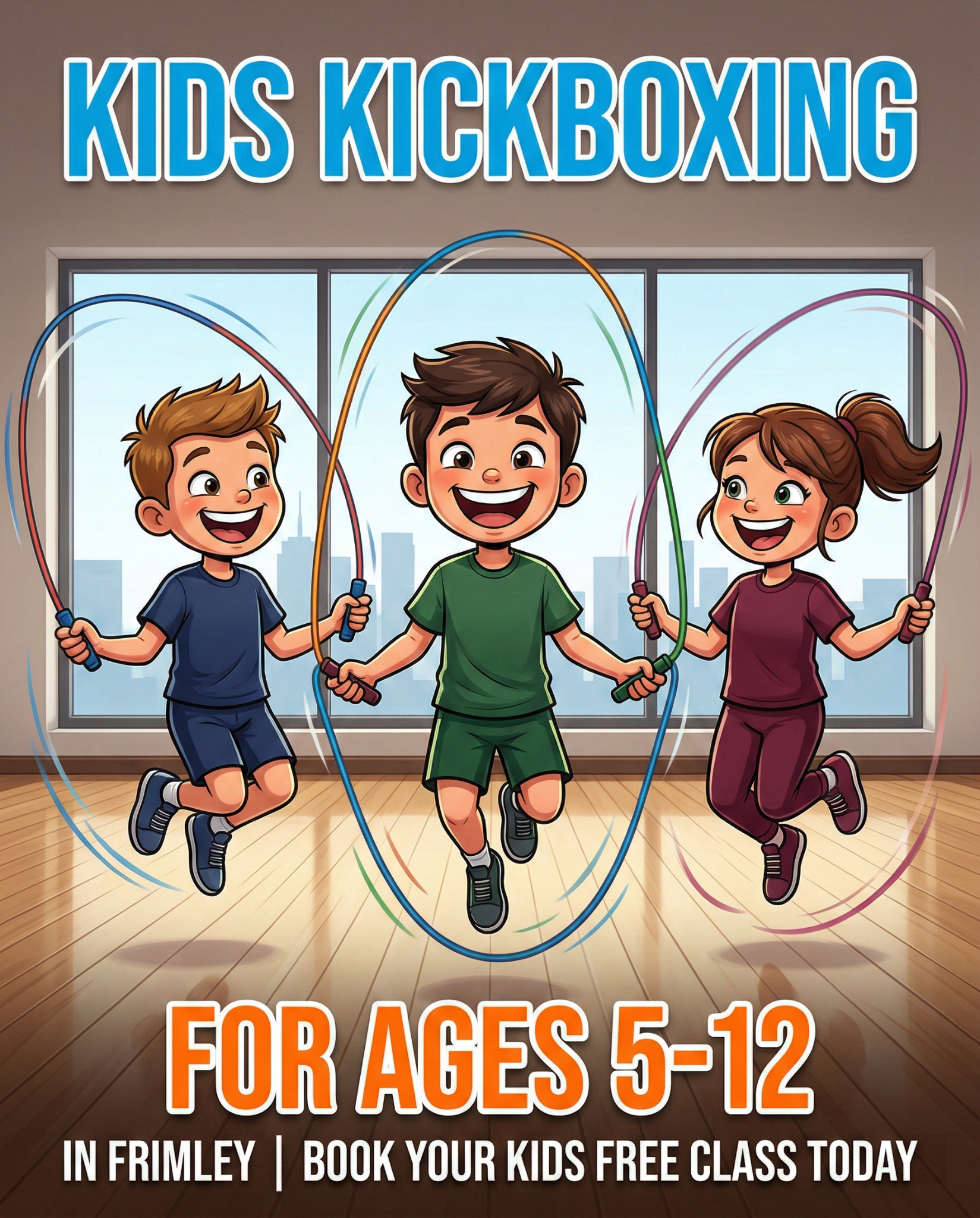 Pil Sung Do Martial Arts Academy Facebook ad: Free Kids Kickboxing Class in Frimley