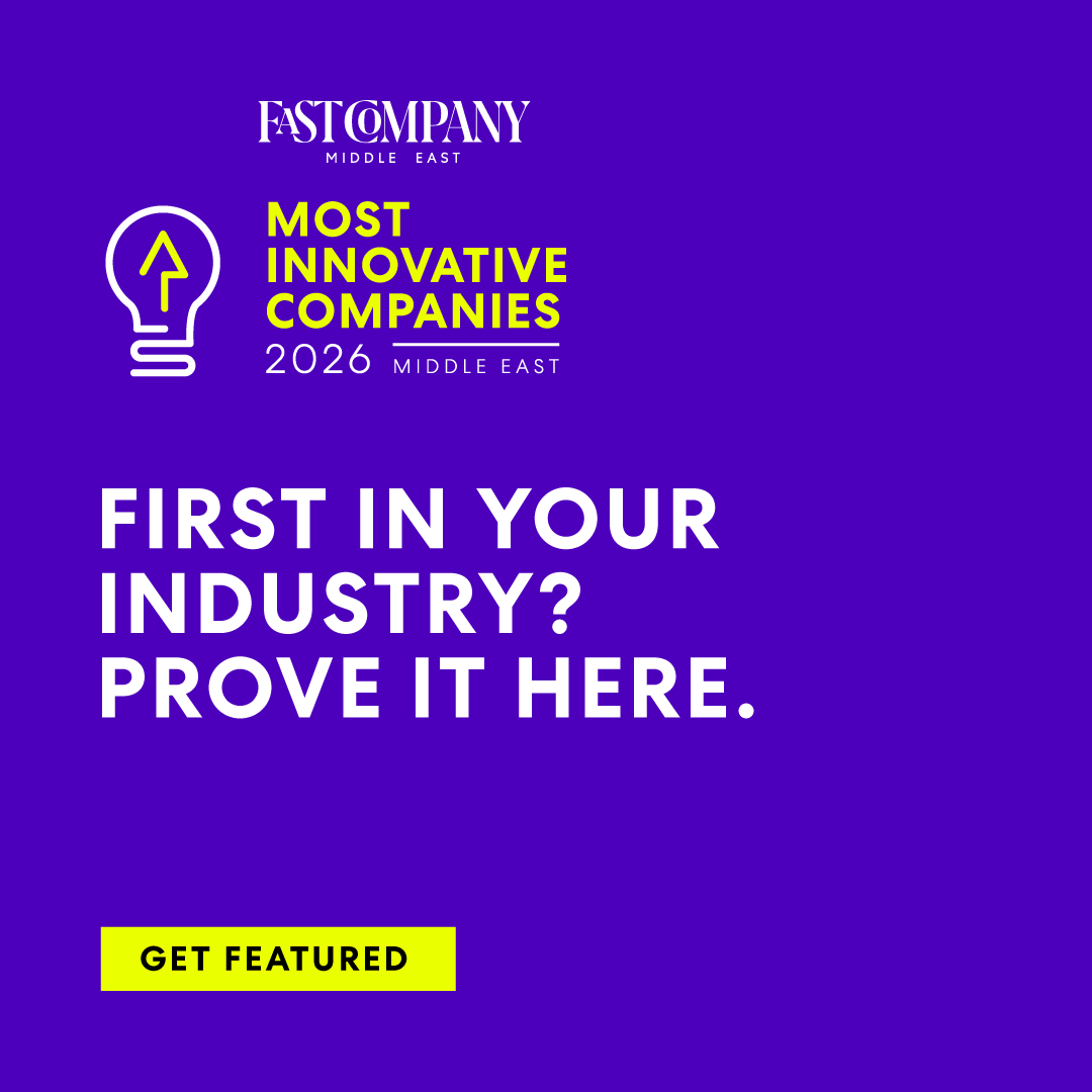 Fast Company Middle East Facebook ad: 5th Edition of Most Innovative Companies 2026