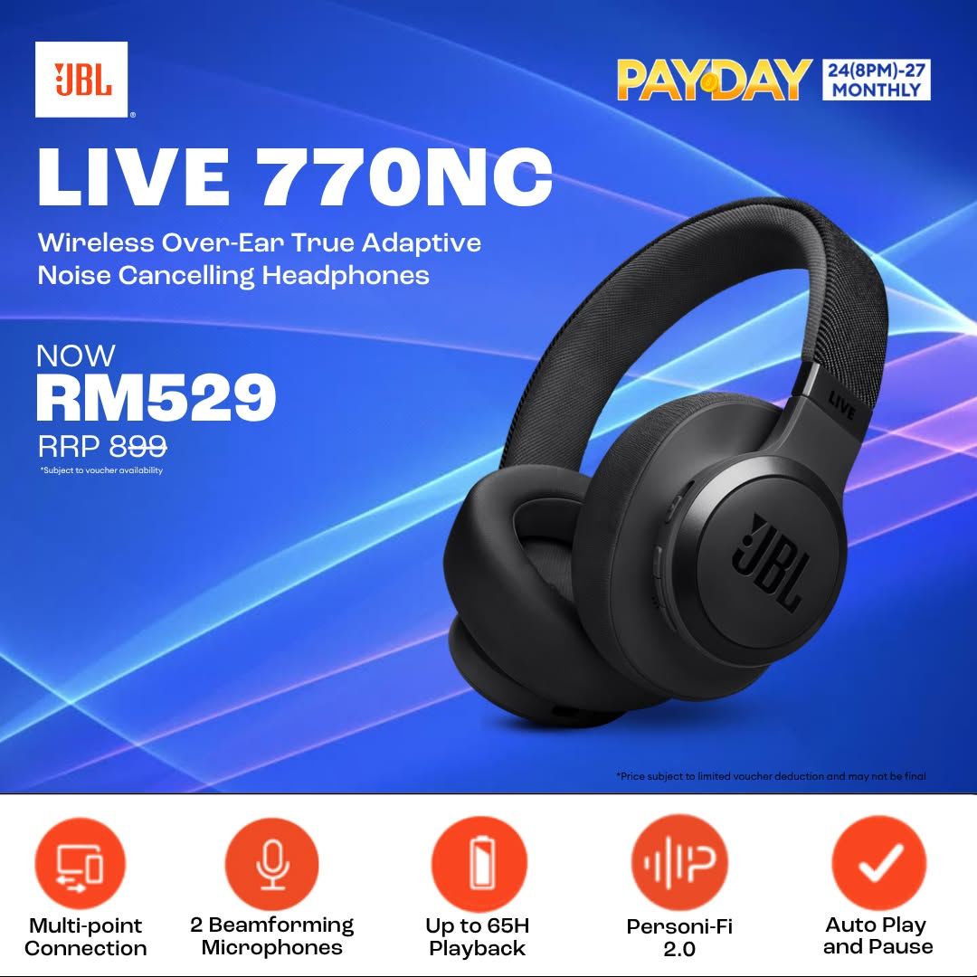 JBL Malaysia Facebook ad: Lazada 25th August Payday Sale!