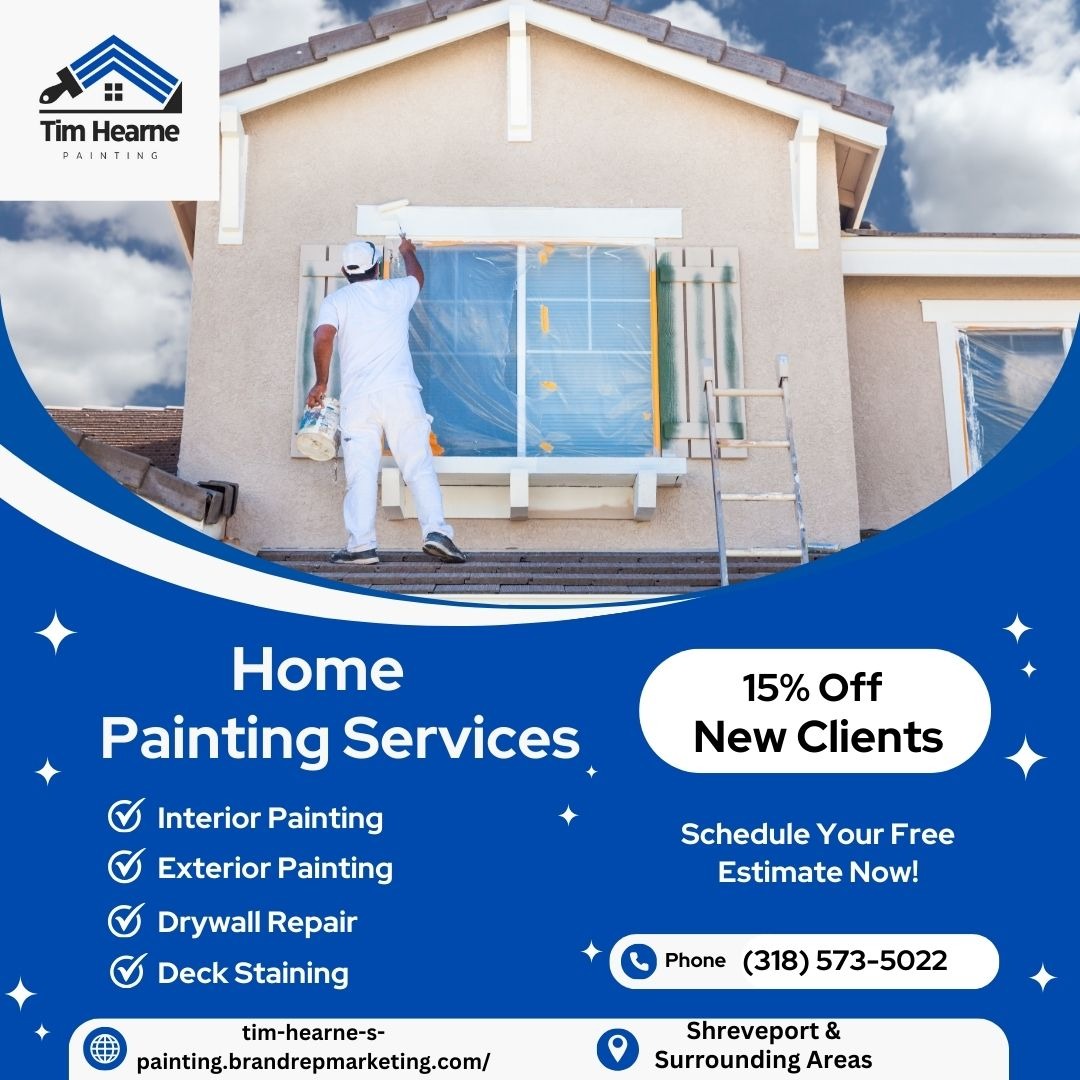 Tim Hearne Painting Facebook ad: Payment Options Available!