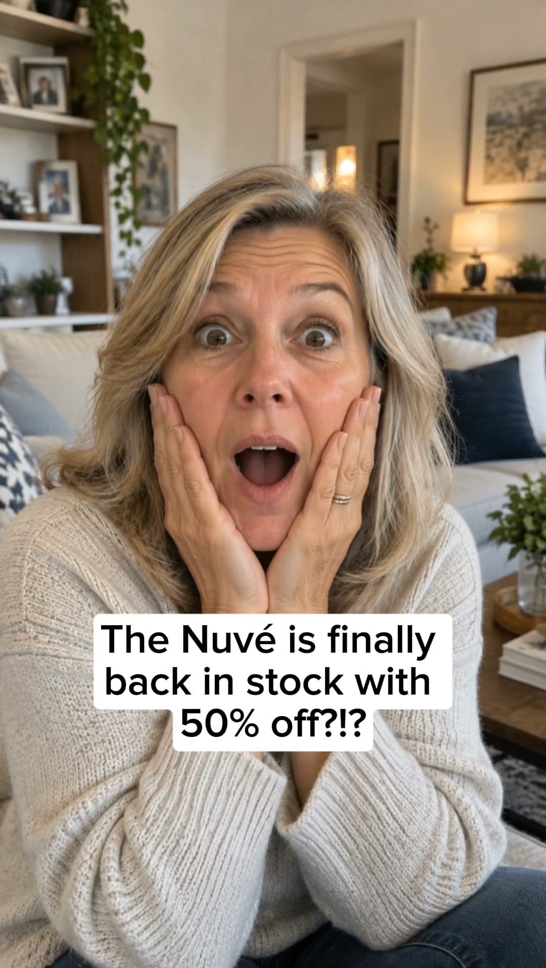 Nuvé Facebook ad: Baby soft feet in 5 minutes flat