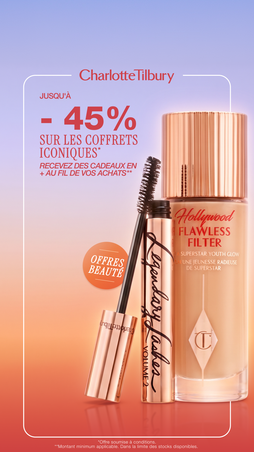 Charlotte Tilbury Facebook ad