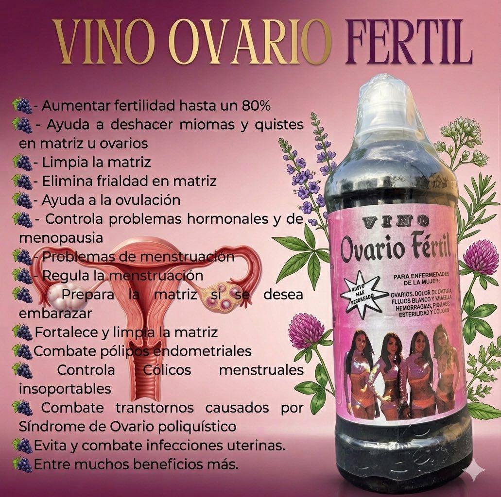 𝑺𝒆𝒌𝒓𝒆𝒕 𝒌𝒆𝒓𝒂𝒕𝒊𝒏𝒂𝒔 Facebook ad: VINO OVARIO FÉRTIL
