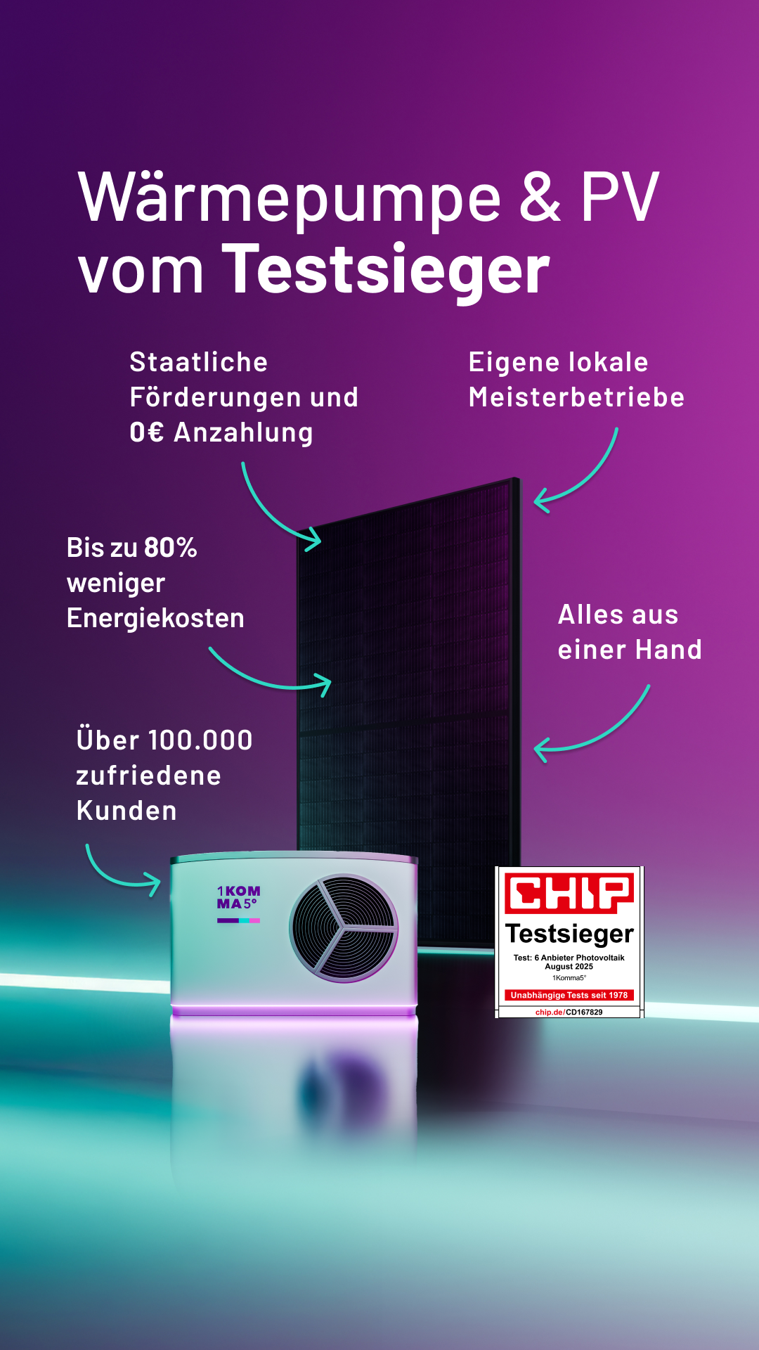 1KOMMA5GRAD Facebook ad