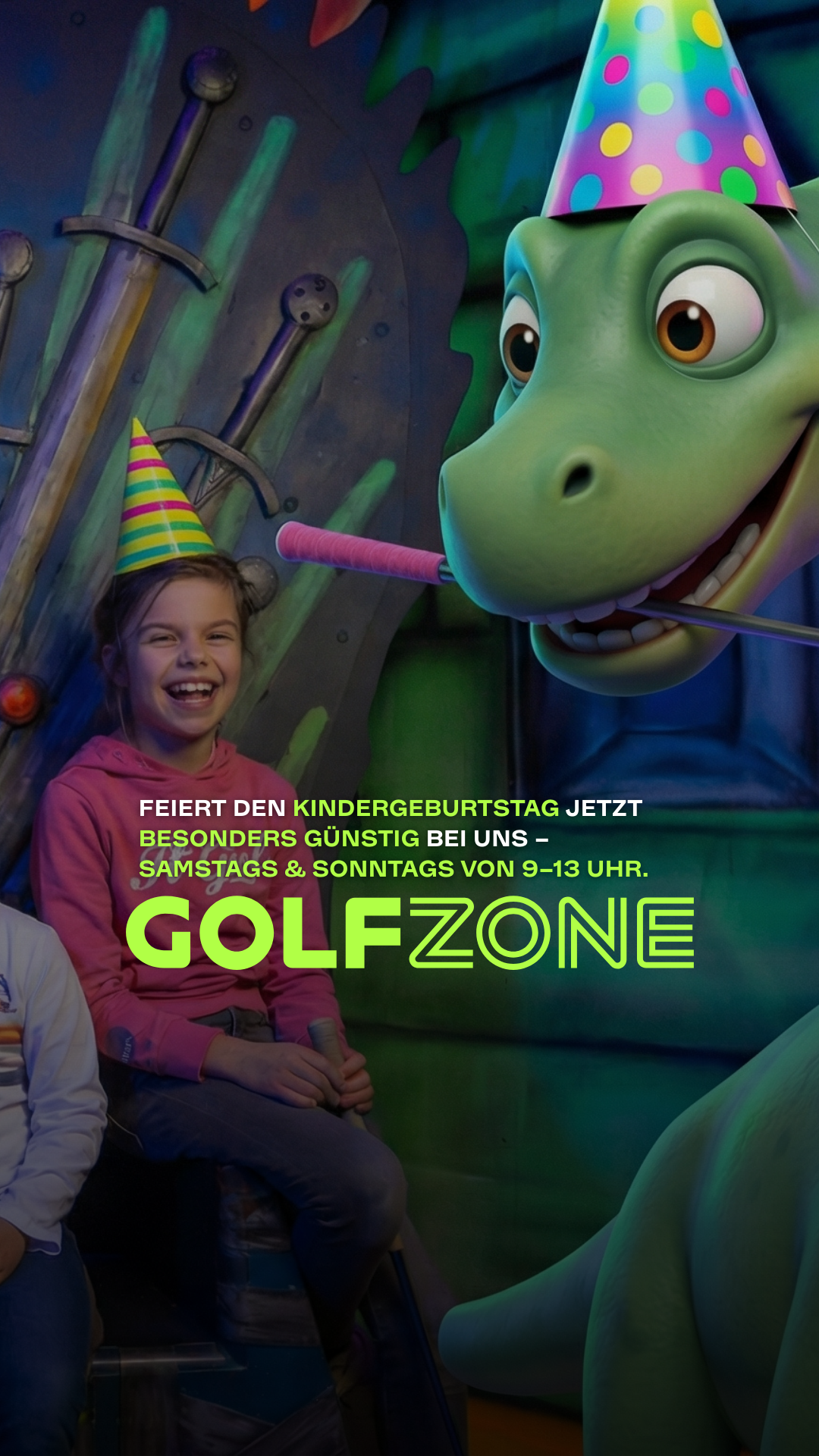 GlowZONE Schwarzlicht Minigolf Facebook ad from Mar 2, 2026