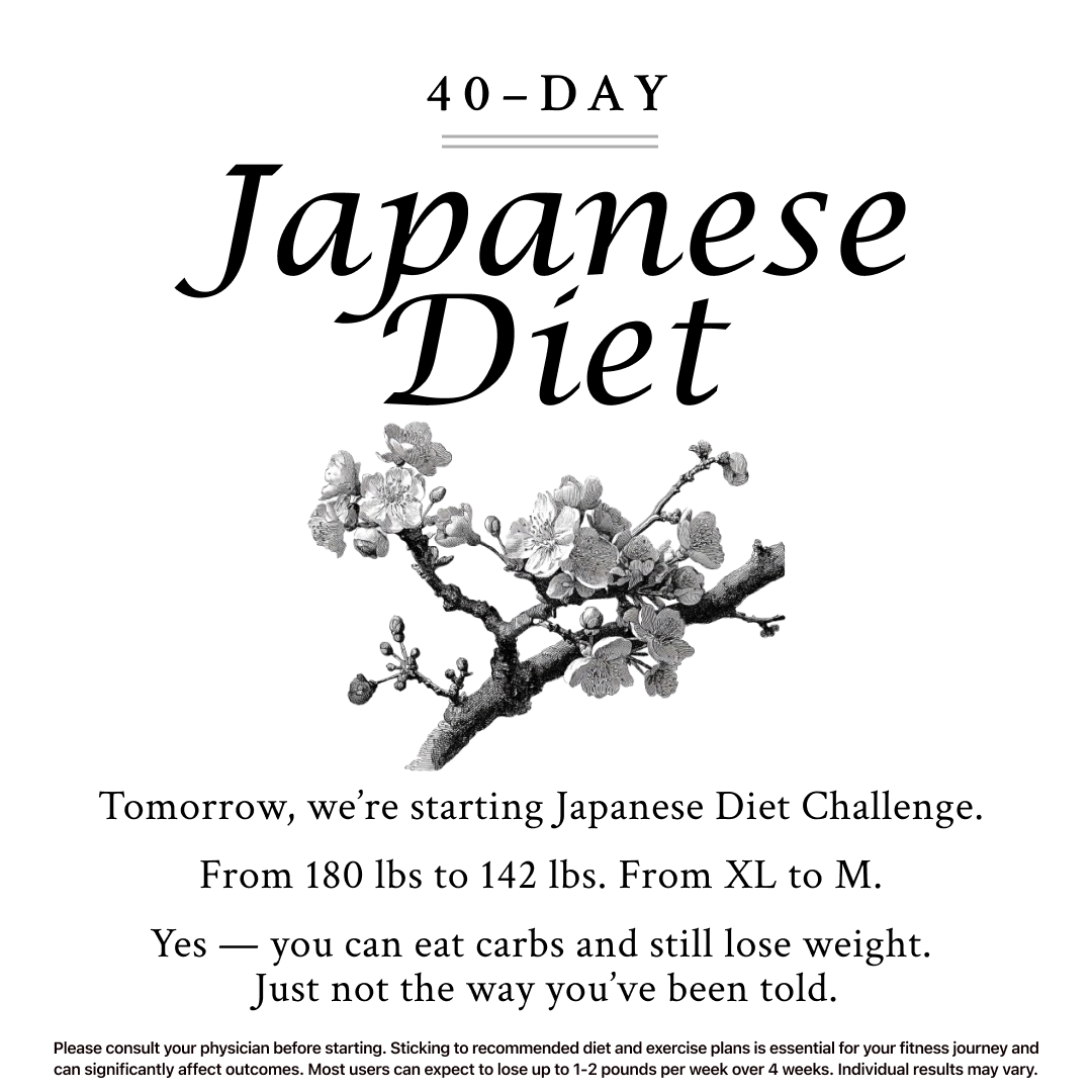 Japanese Diet Plan Facebook ad