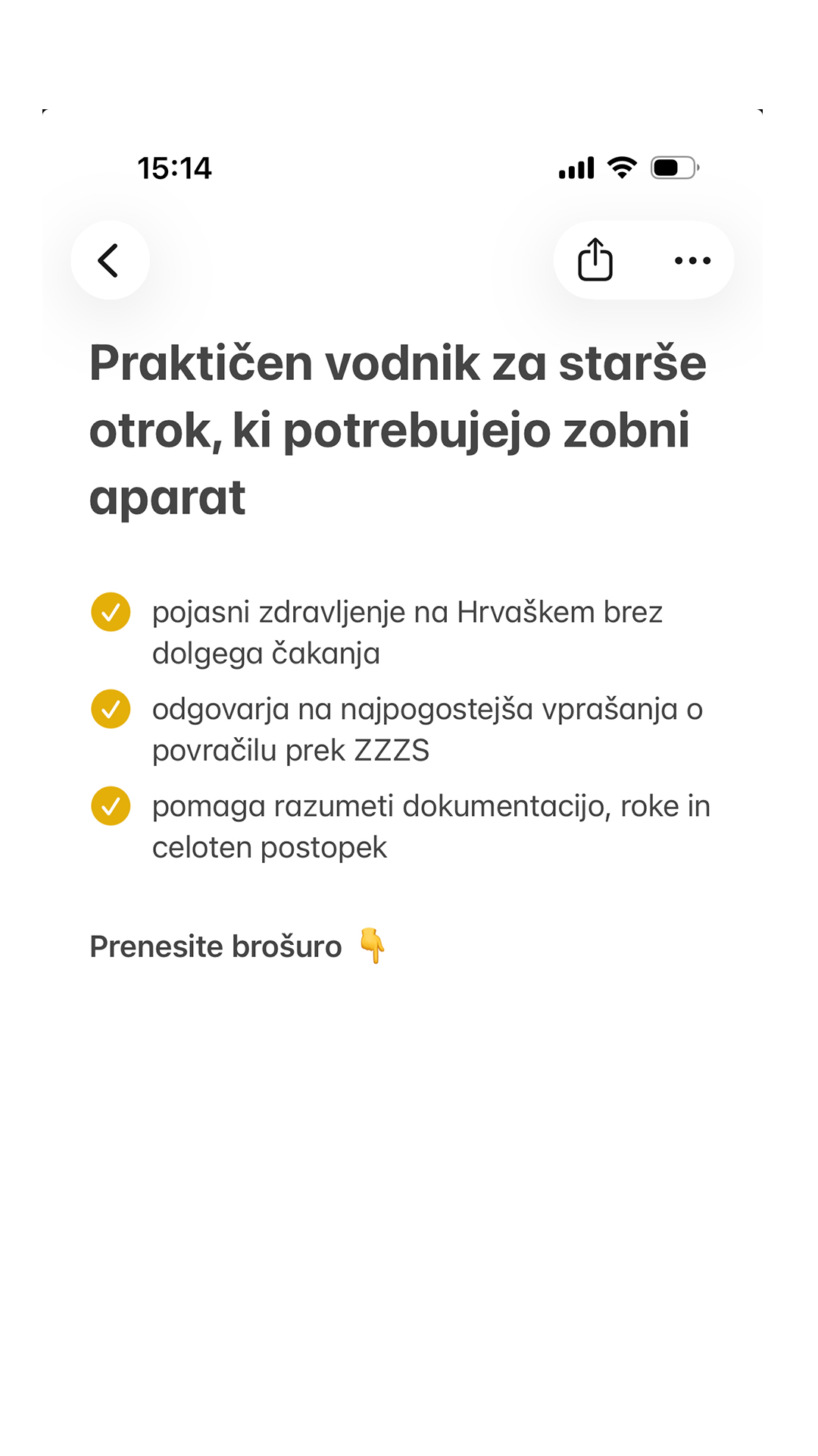Poliklinika IMED Facebook ad