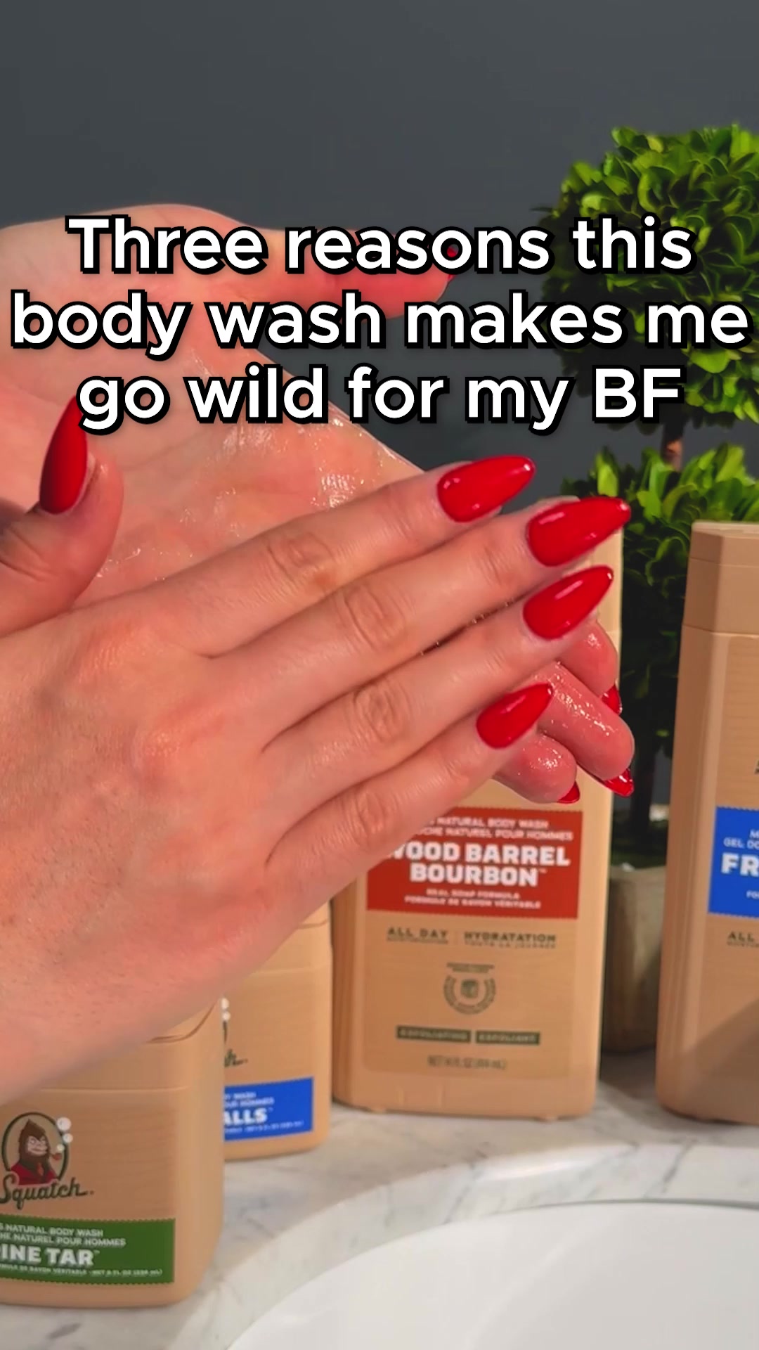 Dr. Squatch Facebook ad: NEW: Natural Body Wash