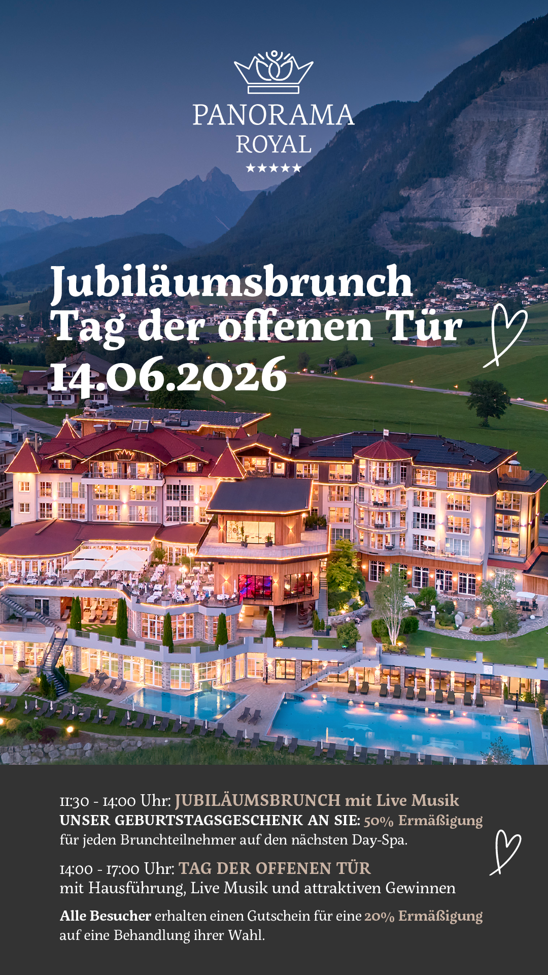 Hotel Panorama Royal Facebook ad