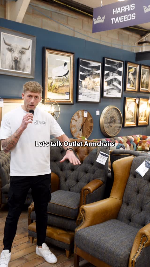 Top Secret Furniture Outlet Facebook ad: Discover the charm of Kensington Armchairs!