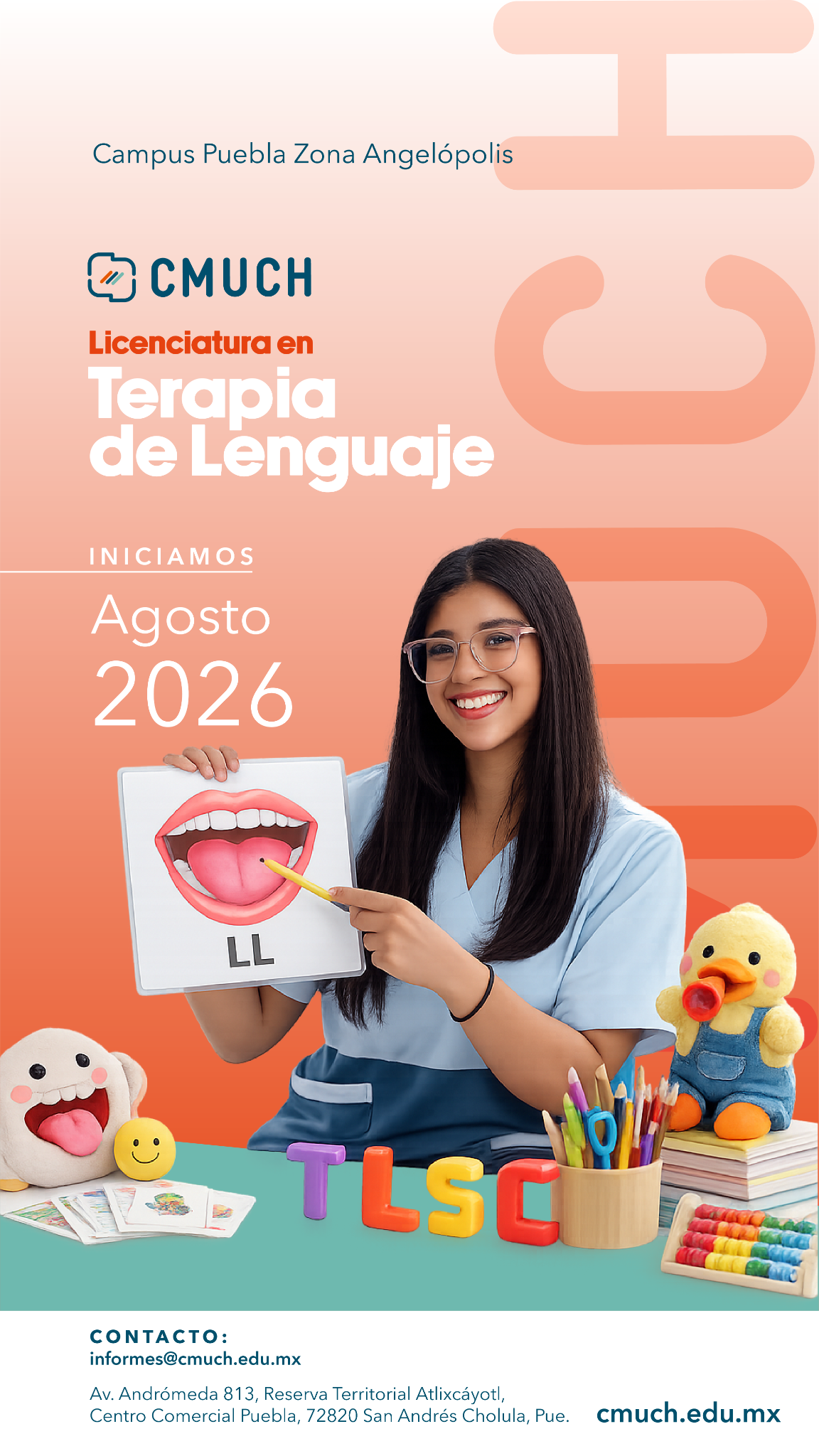 CMUCH Puebla Facebook ad from Mar 10, 2026