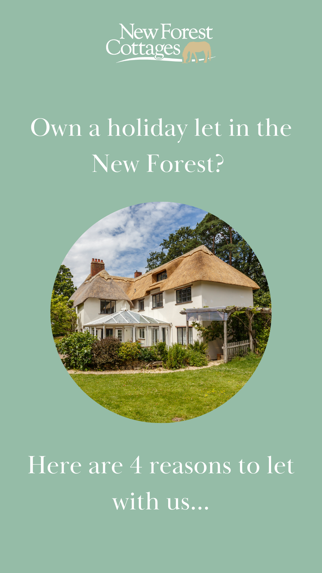New Forest Cottages Facebook ad from May 16, 2022
