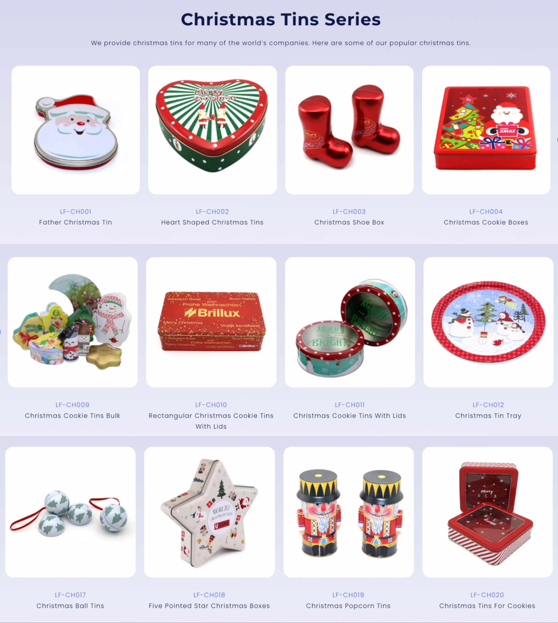Finetins Facebook ad: Looking for a reliable tin packaging manufacturer?