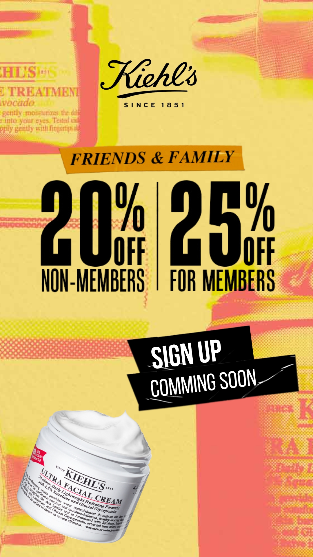Kiehl's Facebook ad