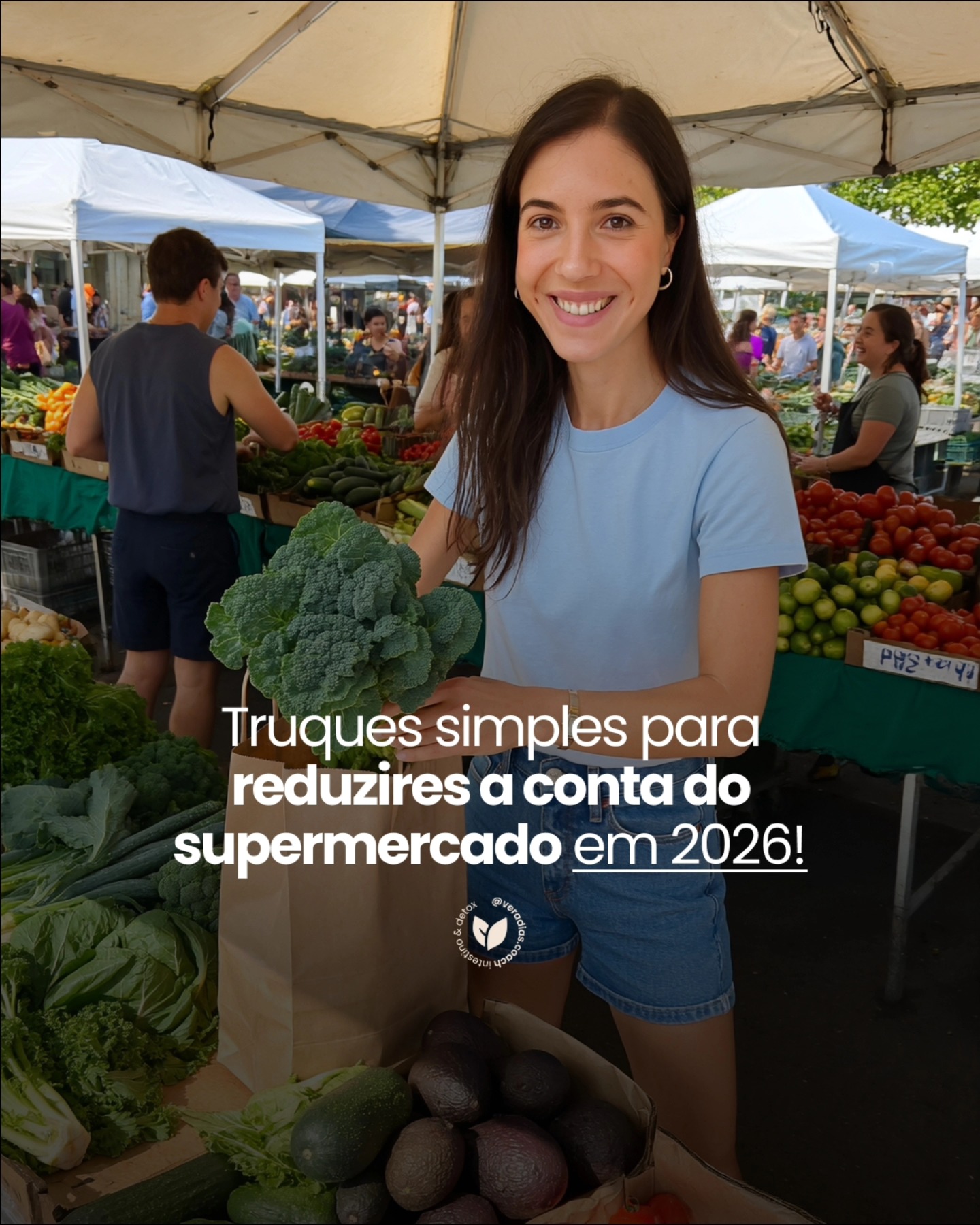 Vera Dias Health Coach Facebook ad: COMO POUPAR NO SUPERMERCADO