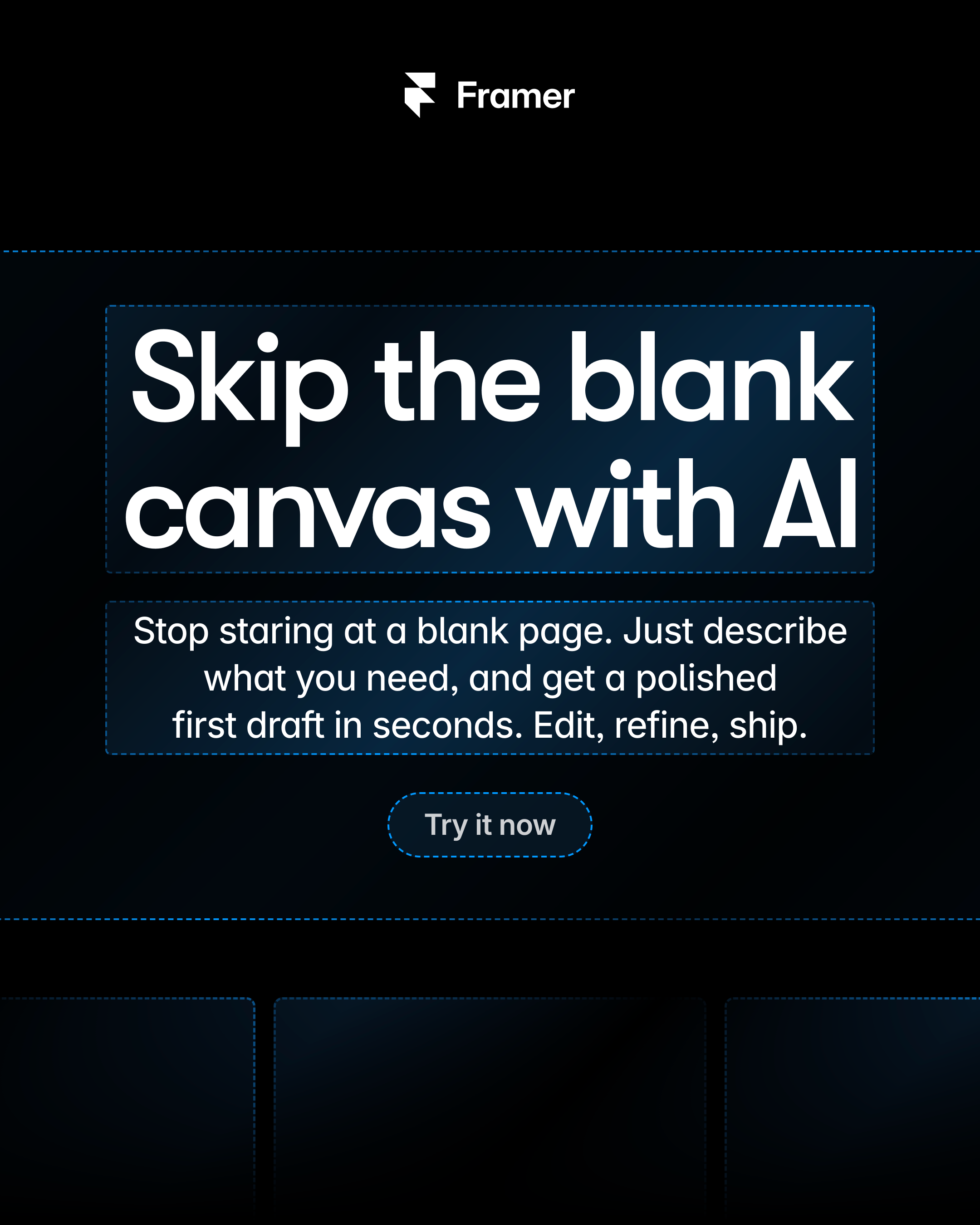 Framer Facebook ad