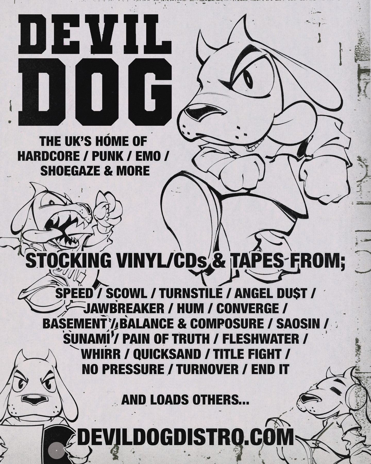 Devil Dog Distro Facebook ad: The UK's best Alternative Online Record Store