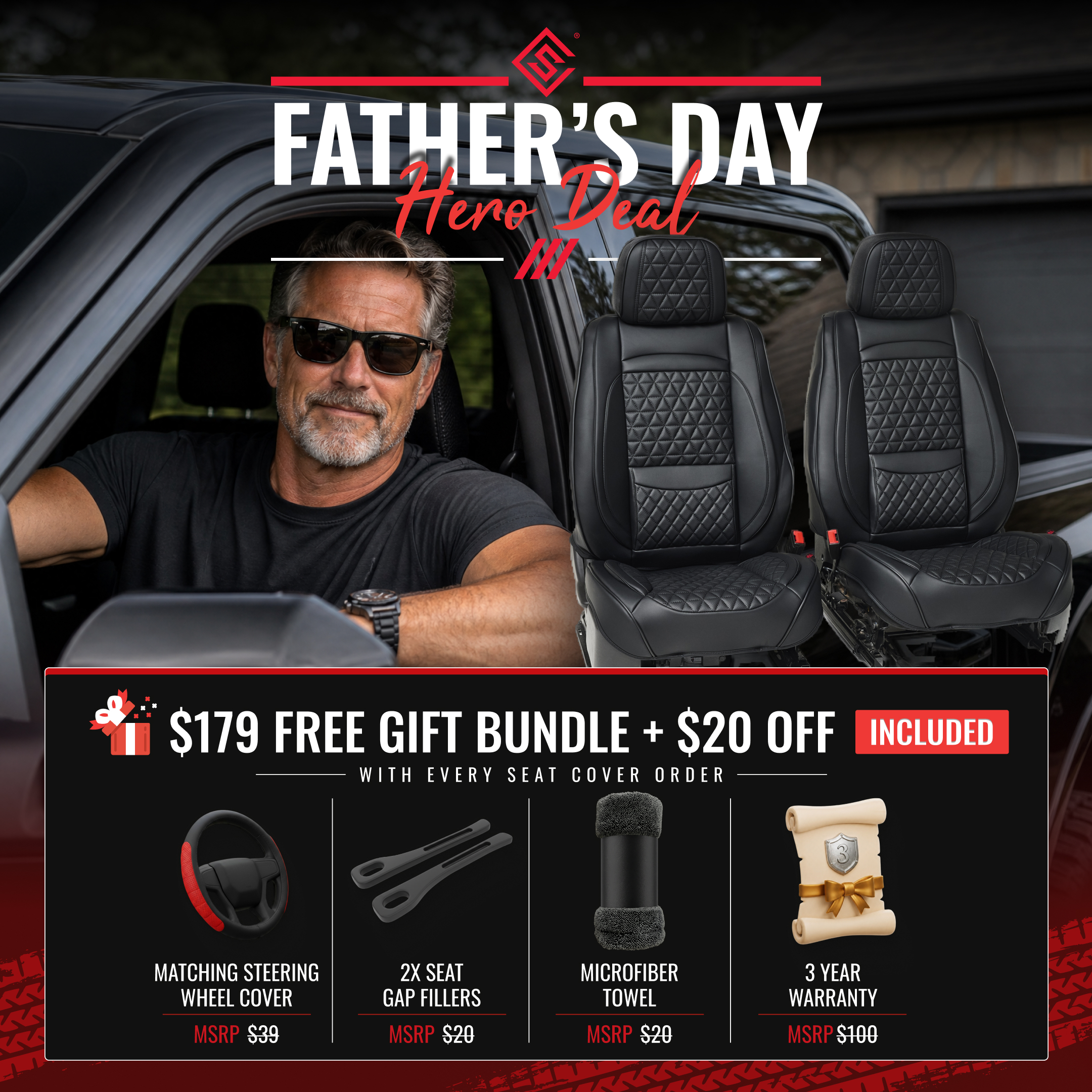 Seat Cover Solutions Facebook ad