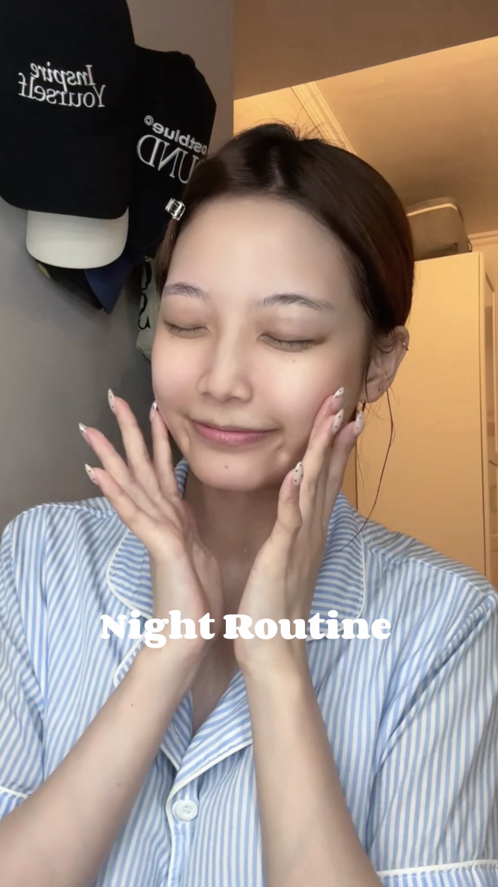 林采婕 Mila Facebook ad: GRWM 跟我一起做睡前保養!