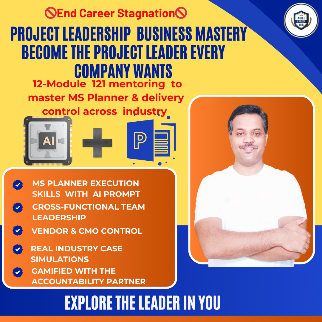 Manjunath karad - Agile career Hub, Facebook ad: Leadership Is a Positioning Game