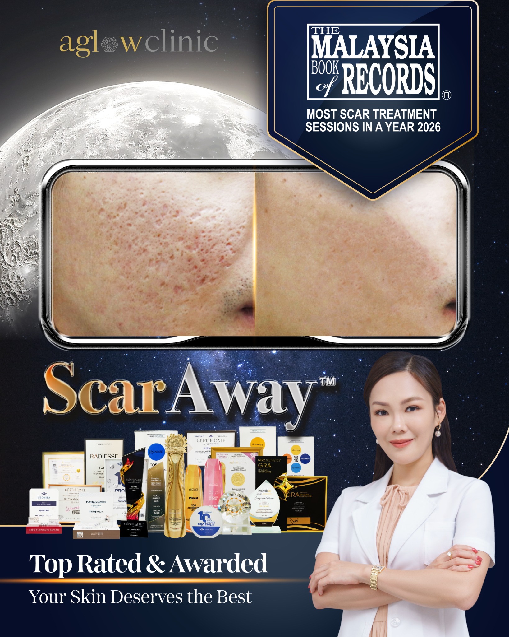 Aglow Clinic Facebook ad