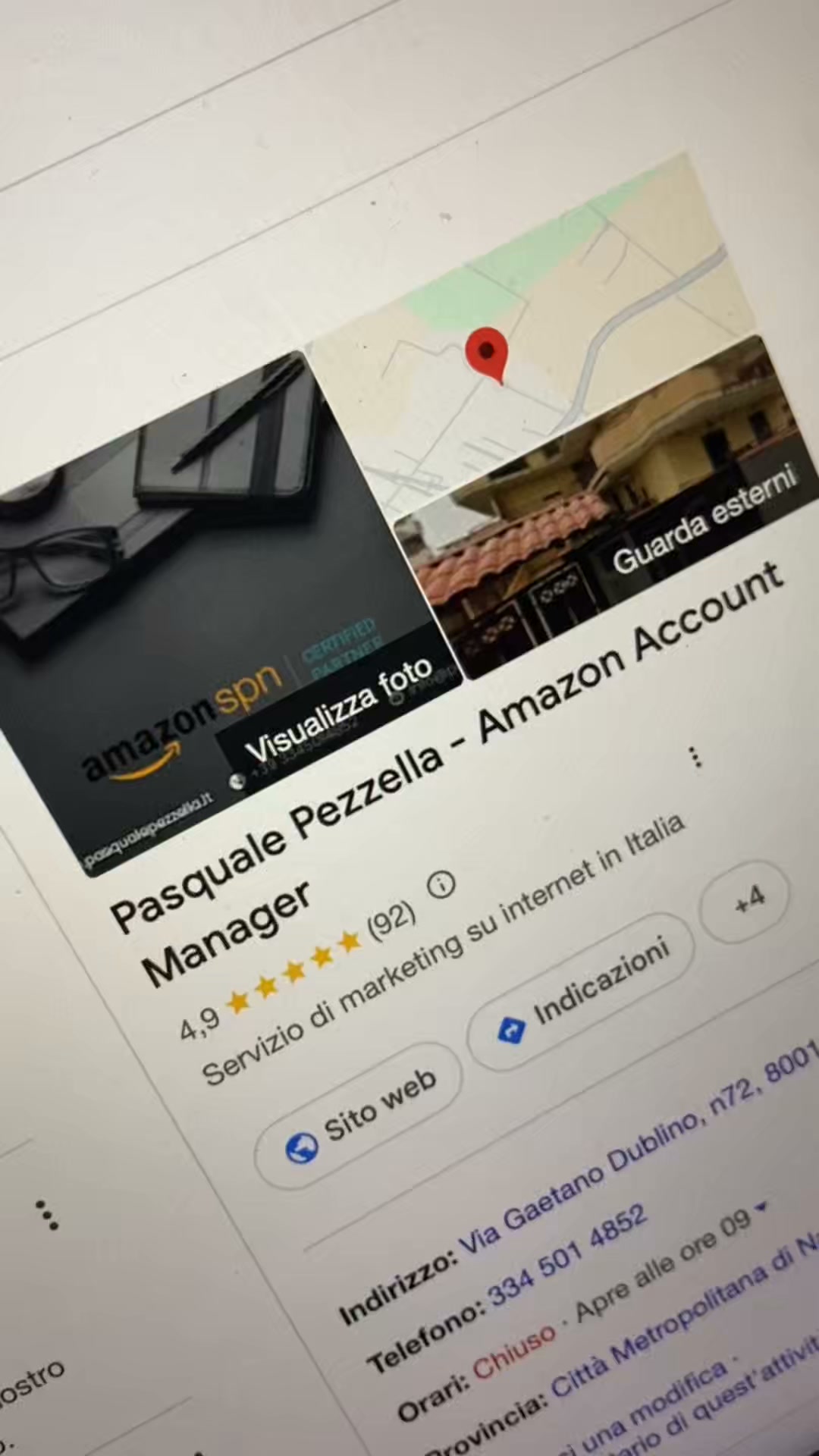 Pasquale Pezzella - Amazon Account Manager Facebook ad: Cosa dicono i seller che hanno smesso di improvvisare