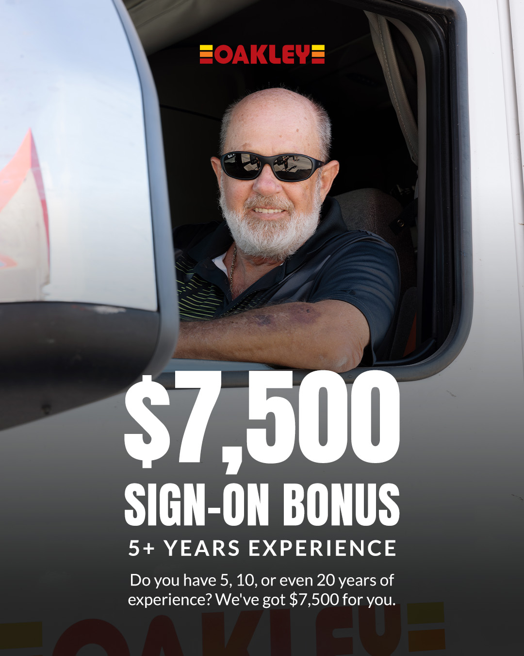 Oakley Transport Facebook ad from May 31, 2026