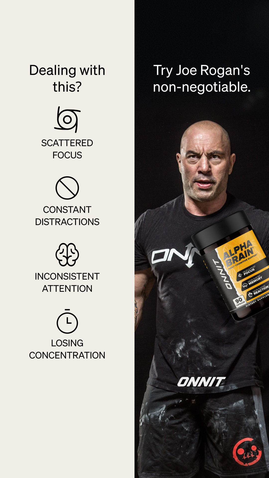 Onnit Facebook ad