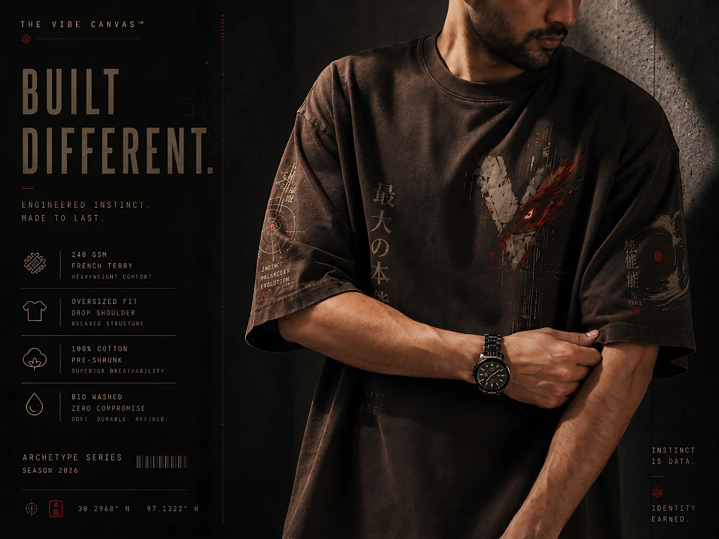 The Vibe Canvas Facebook ad: The Vibe Canvas | Premium Streetwear Waitlist
