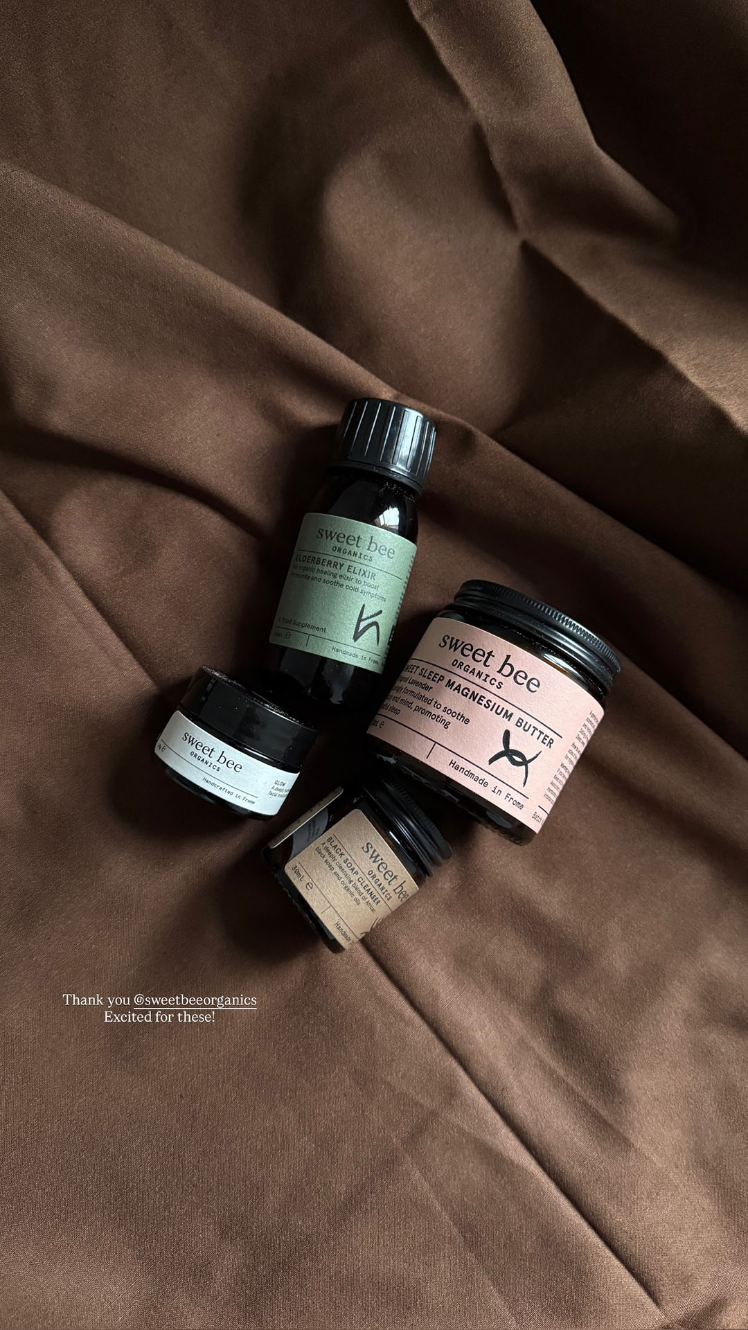 Sweet Bee Organics Facebook ad