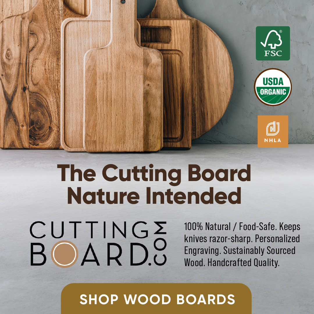 CuttingBoard.com Facebook ad: The Cutting Board Nature Intended