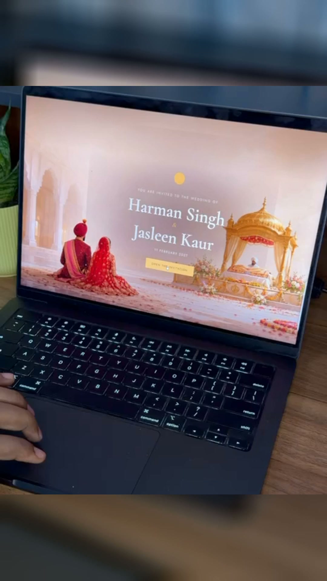 Aamantran Facebook ad: Stunning Digital Wedding Invitations