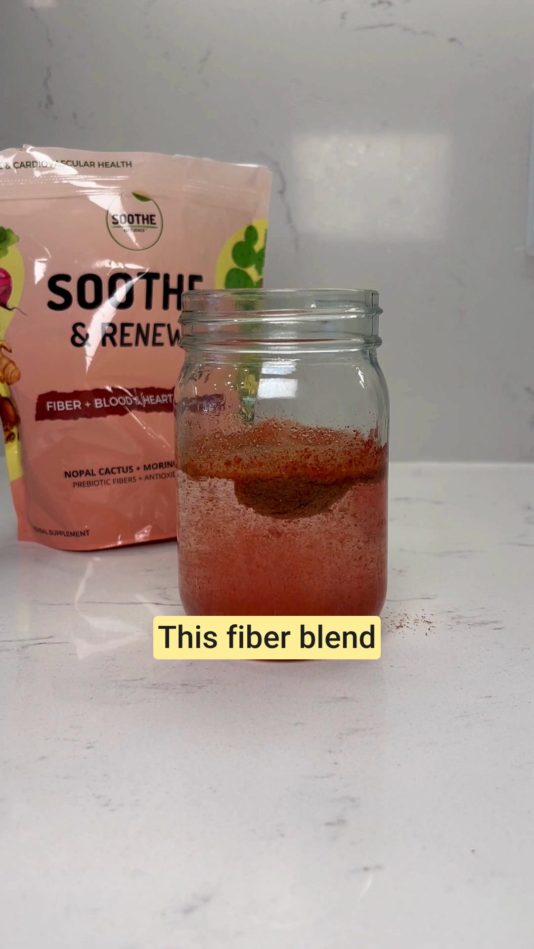 Soothe Naturals Facebook ad: Fiber + Blood Health