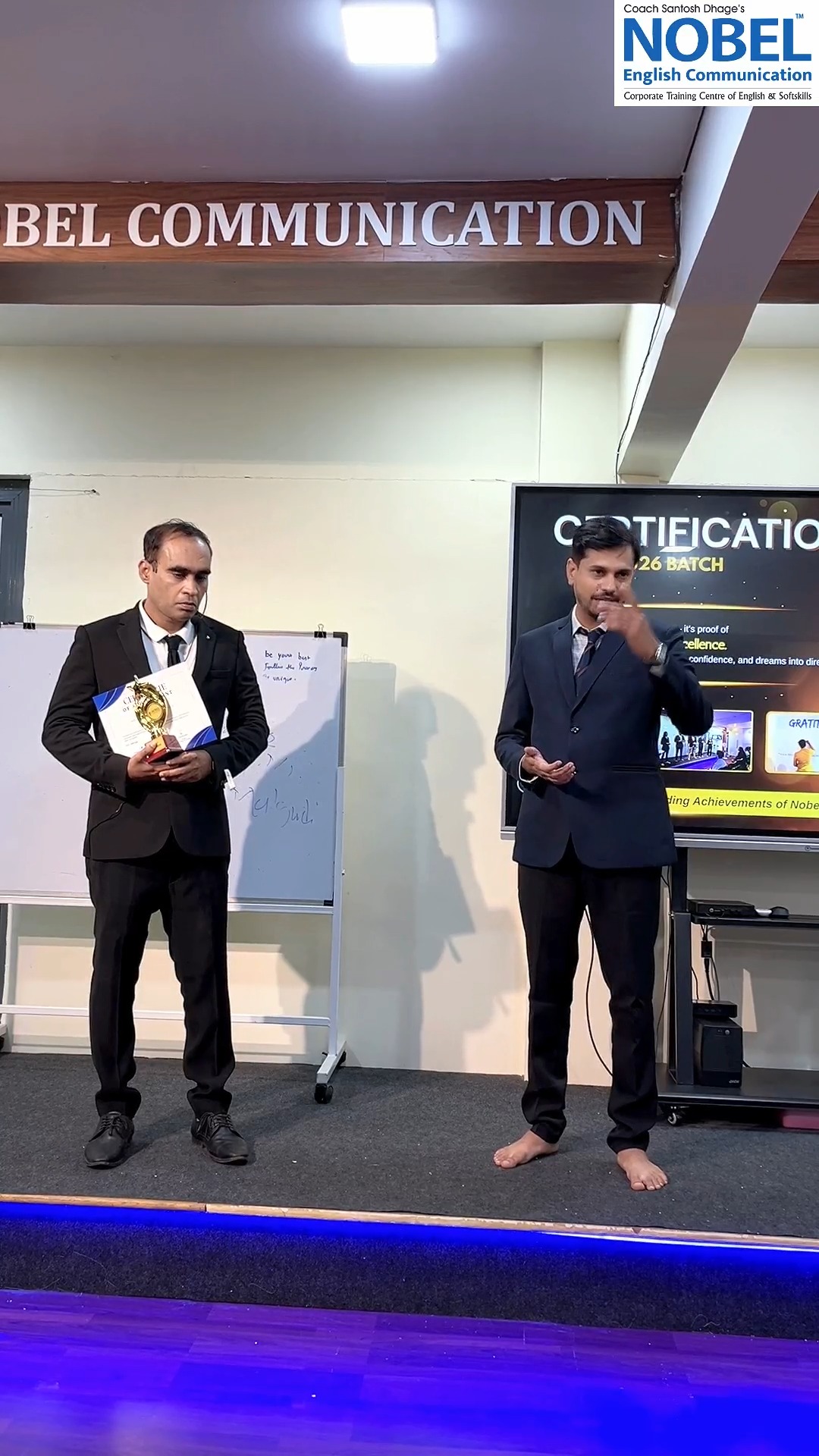 Nobel Communication Facebook ad: Transforming Learning into Confident Leadership.