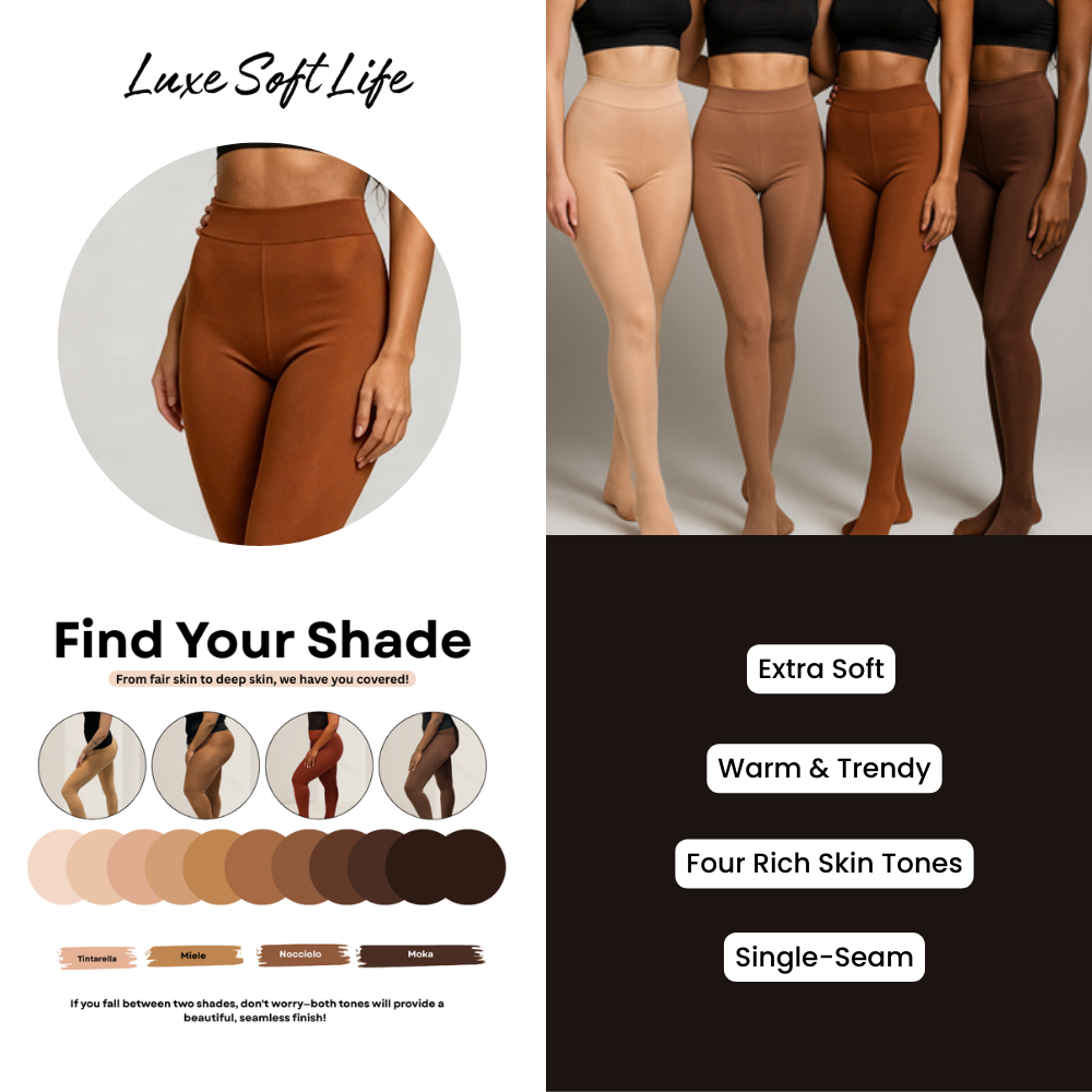 Luxesoftlife Facebook ad: Say Goodbye to Fake-Looking Winter Tights