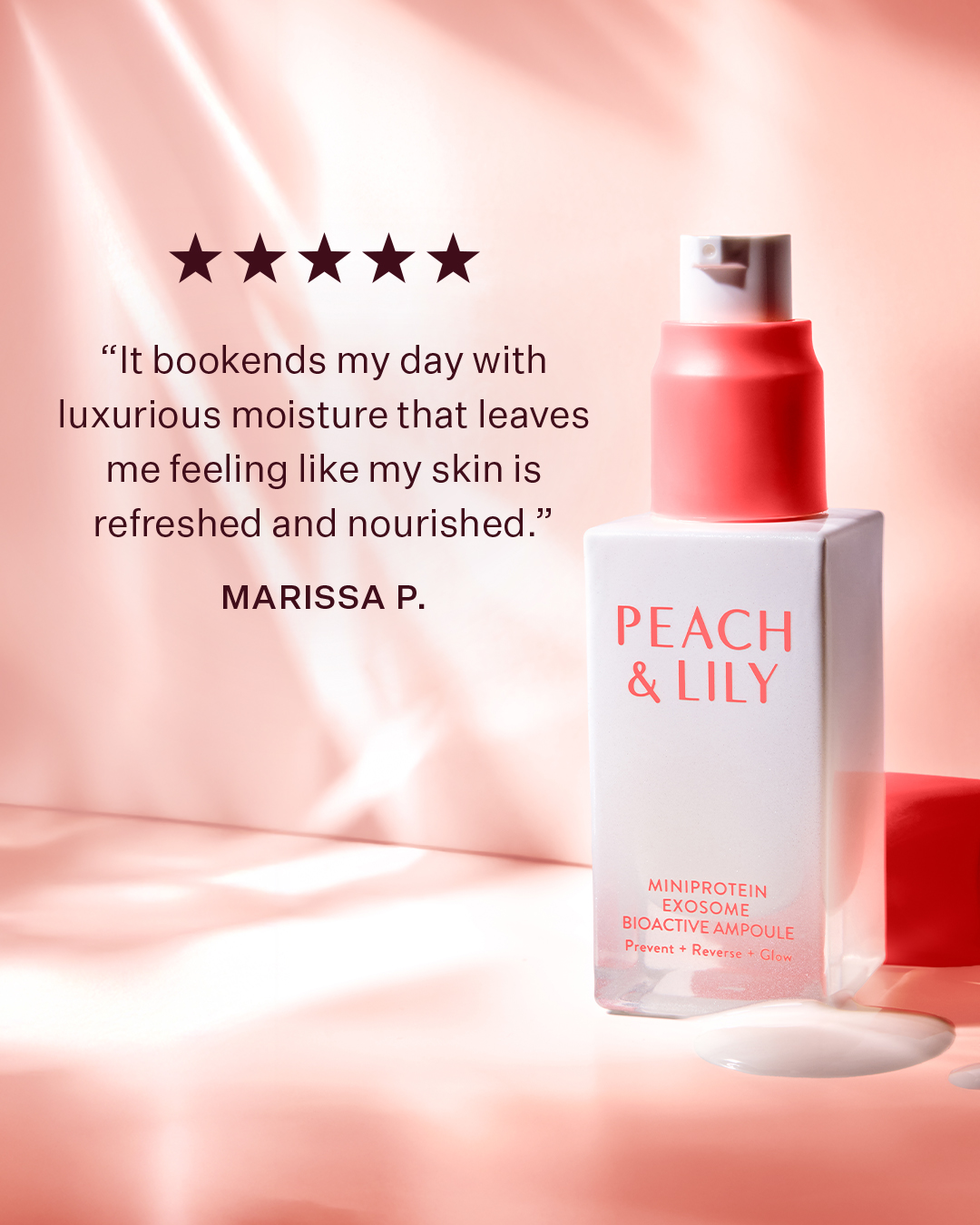Peach and Lily Facebook ad