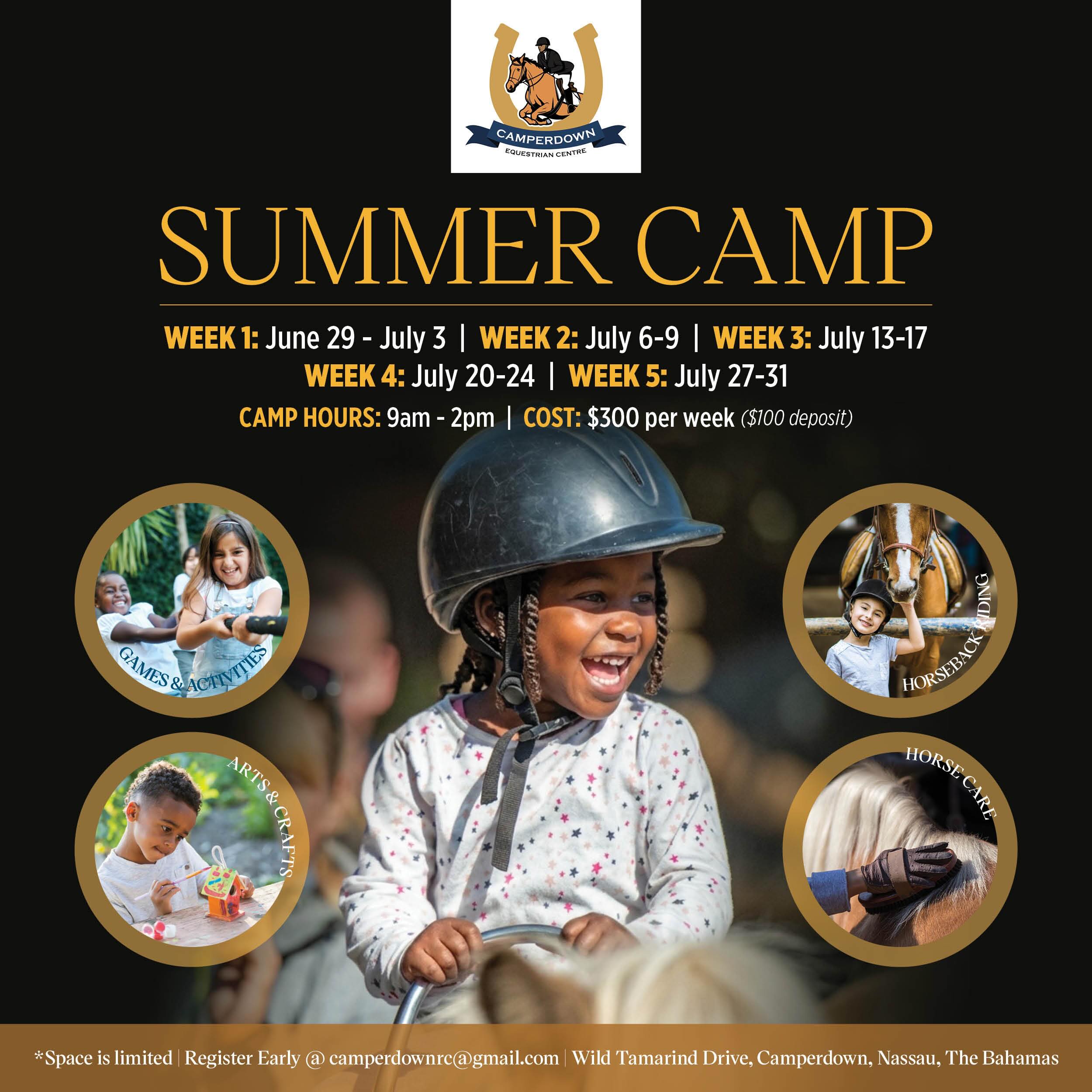 Camperdown Equestrian Centre Facebook ad: CAMPERDOWN SUMMER CAMP IS BACK!