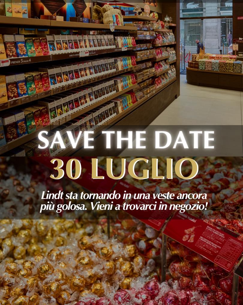 Santangelo Outlet Village Facebook ad: SAVE THE DATE: 30 LUGLIO