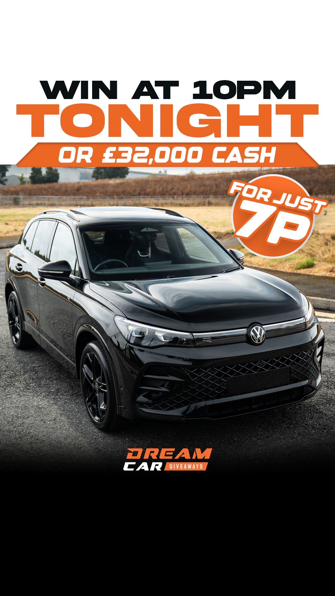 Dream Car Giveaways Facebook ad