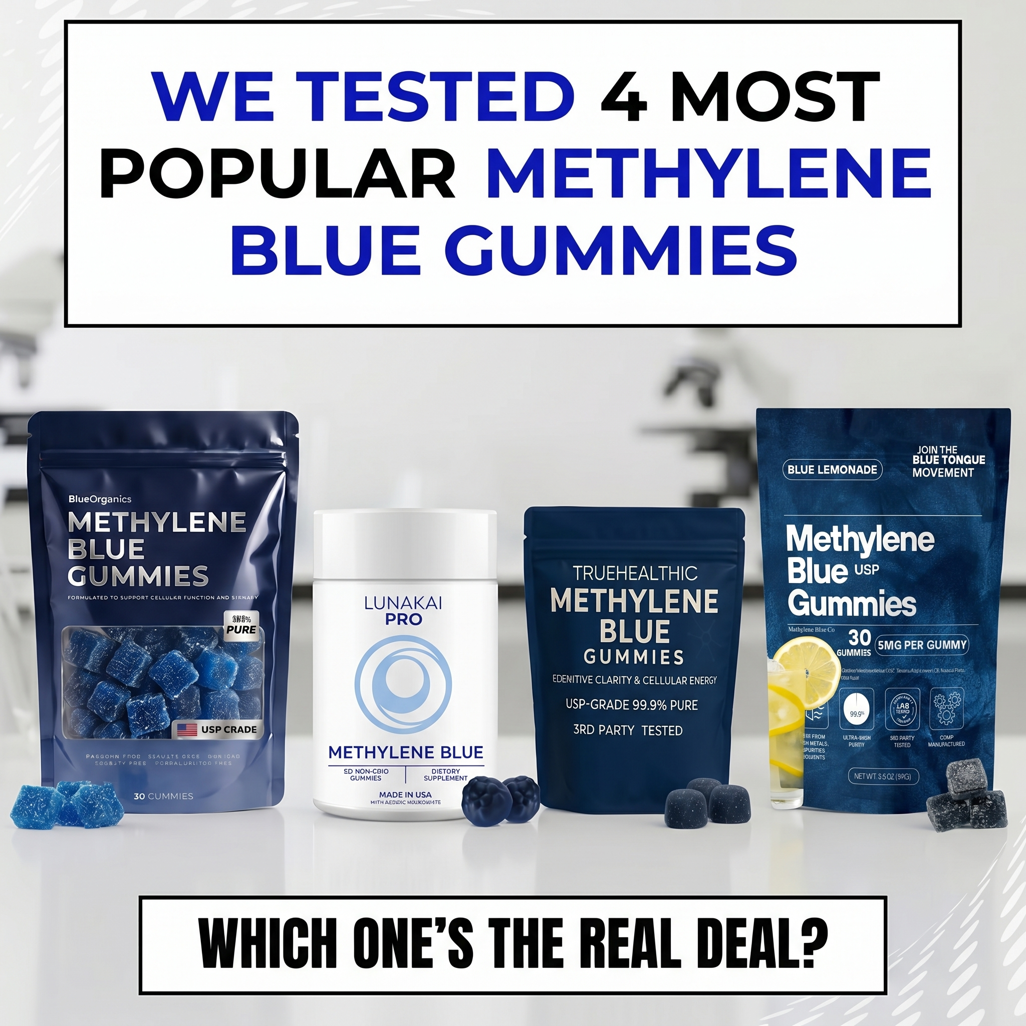 Optimal Health Review Facebook ad: What’s Really Inside These Methylene Blue Gummies?