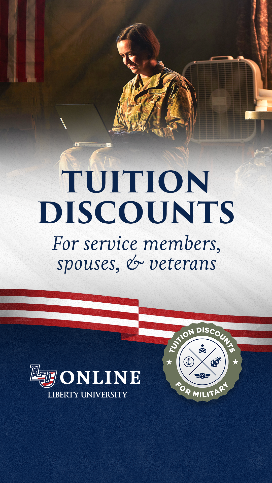 Liberty University Online Programs Facebook ad