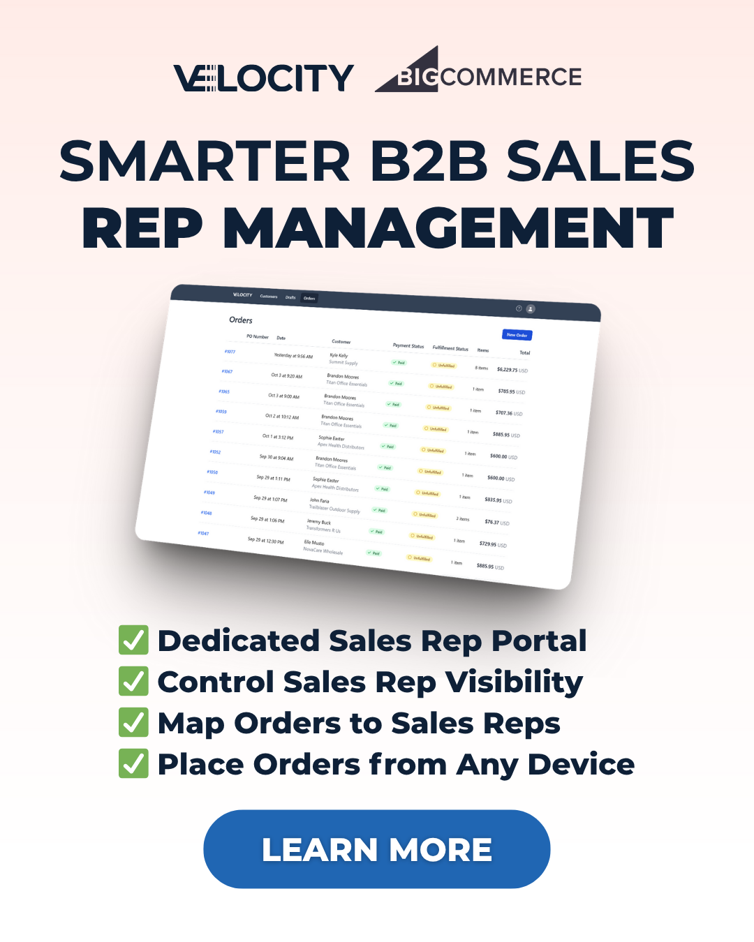 Velocity Solutions Facebook ad from Dec 23, 2025