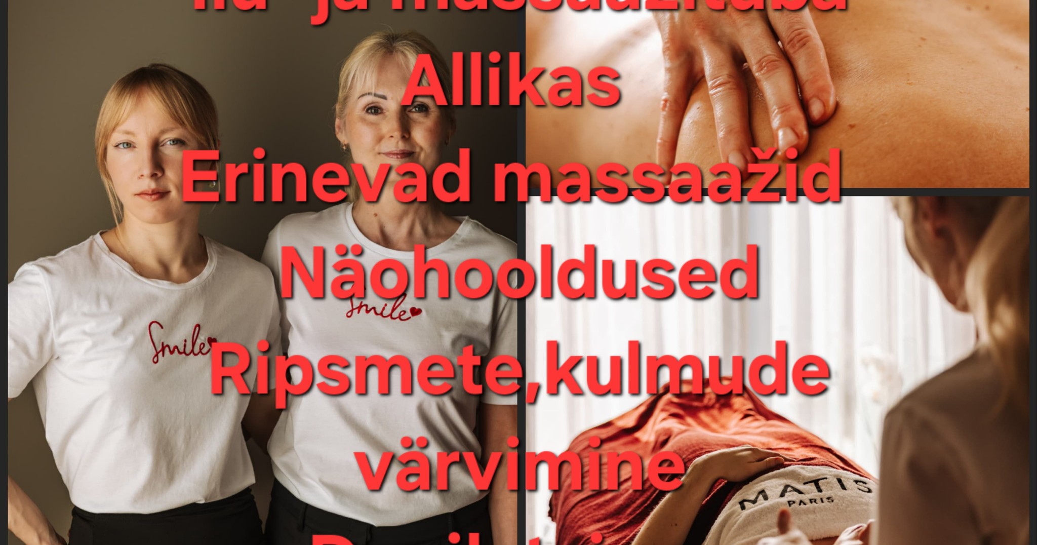 Ilu- ja massaažituba Allikas Facebook ad: Ilu-ja massaažituba Allikas