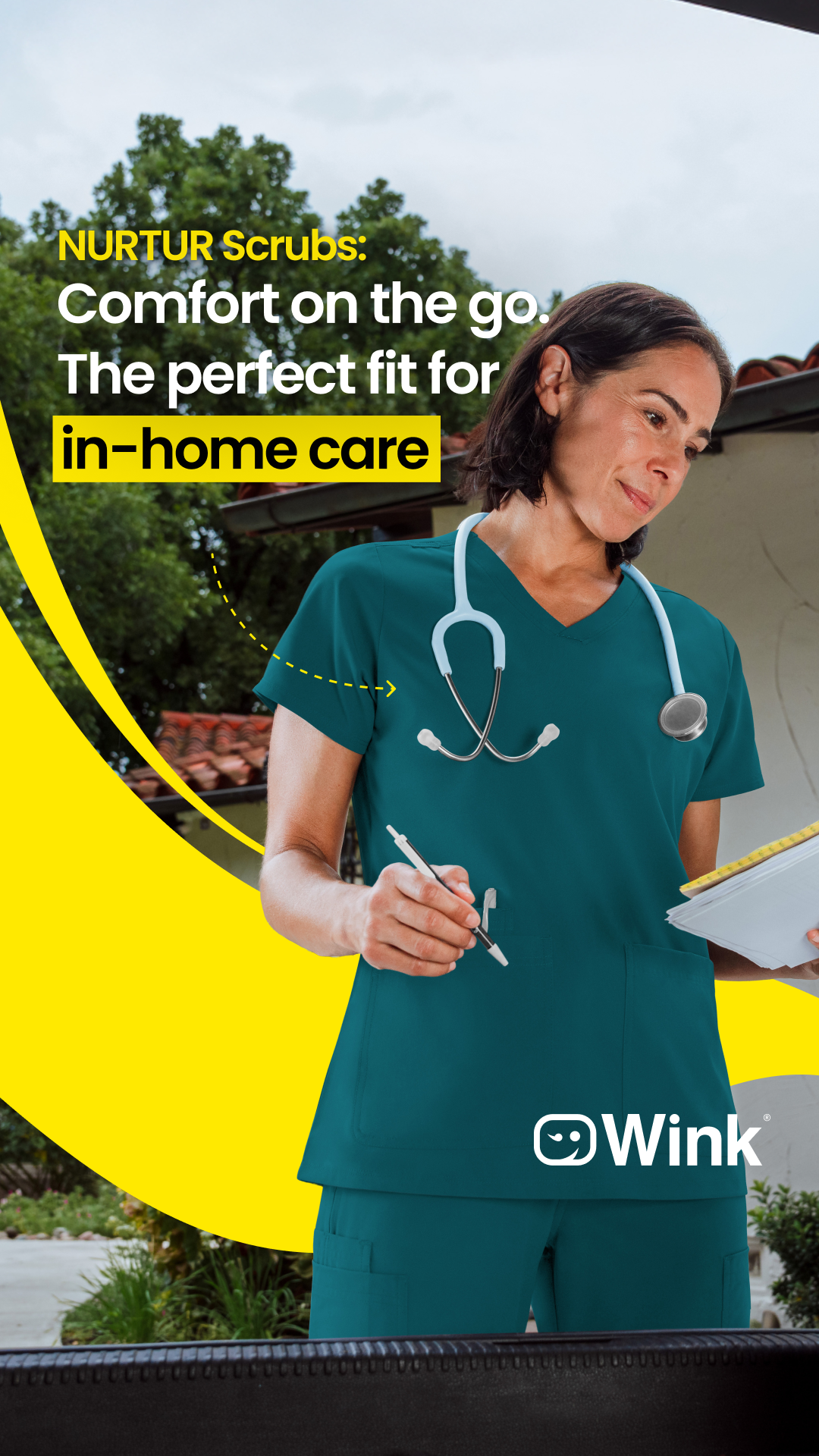 Wink Scrubs Facebook ad