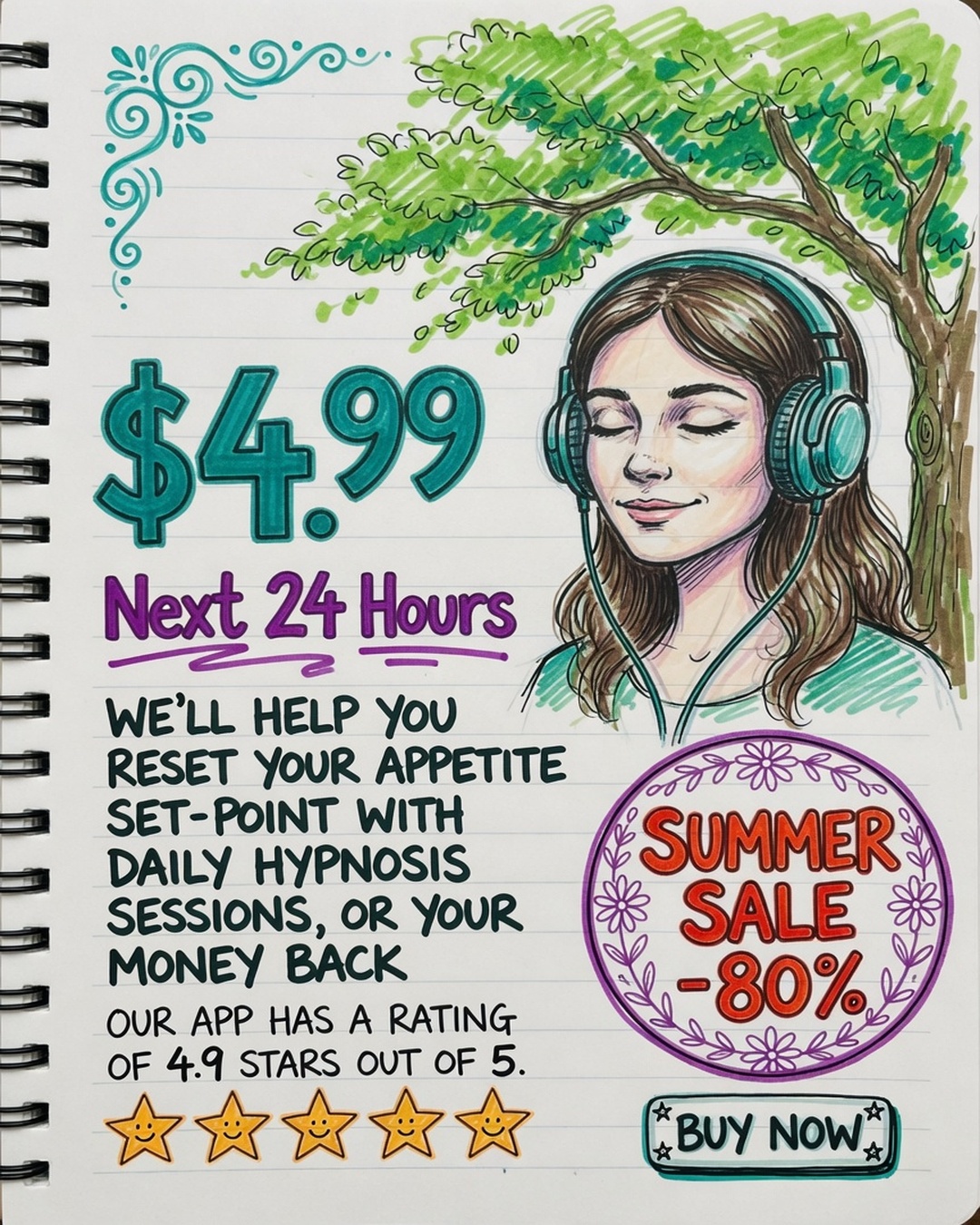 Hypnozio: power of hypnotherapy Facebook ad